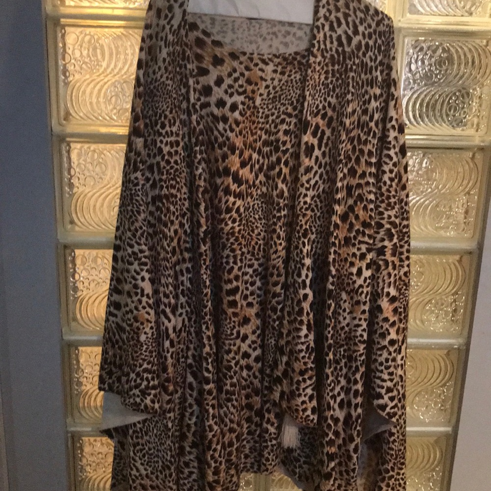 2piece Sweater poncho
